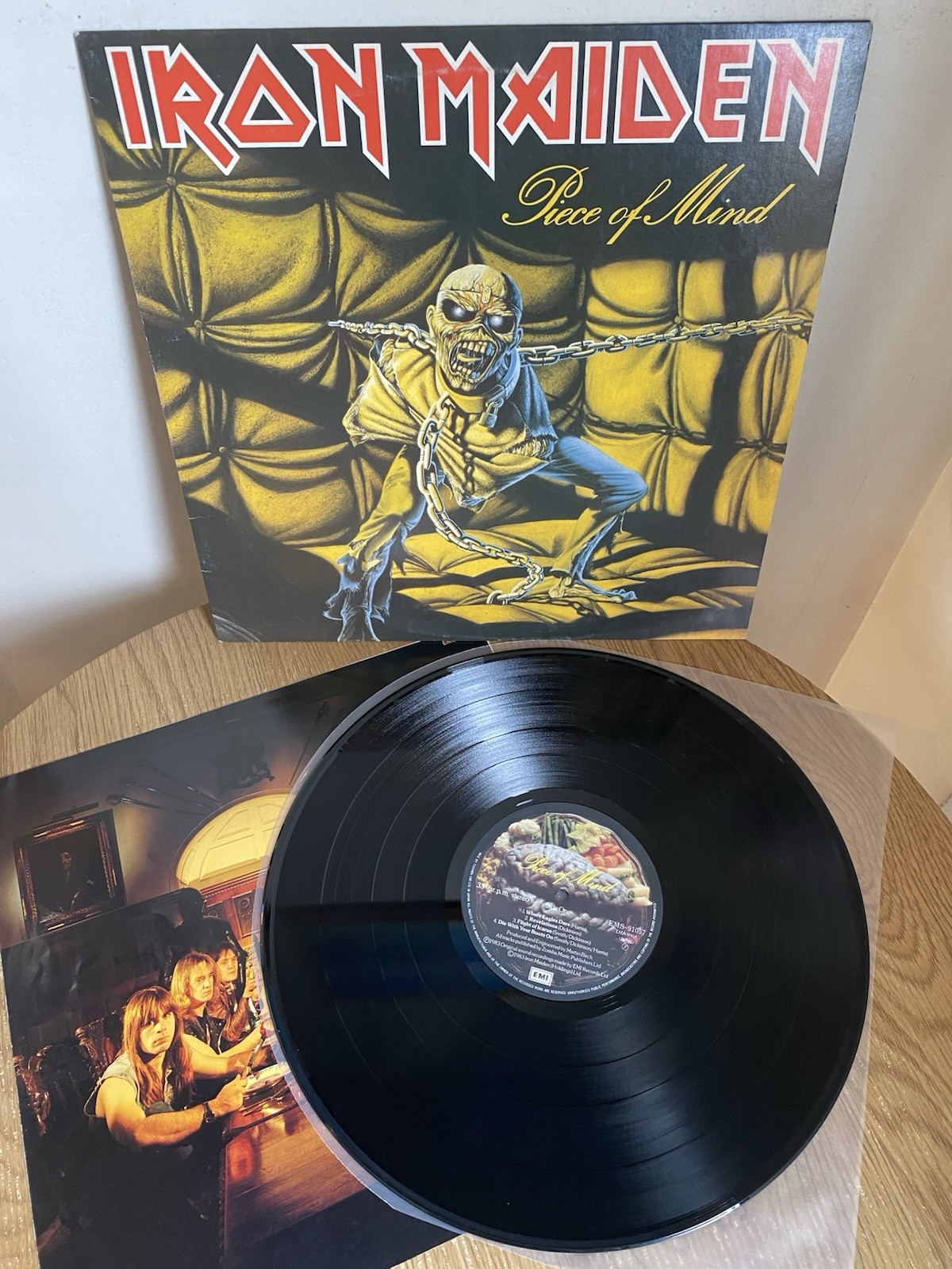 【VG+】Iron Maiden / Piece Of Mind / EMS-91057 / Japan LP VINYL