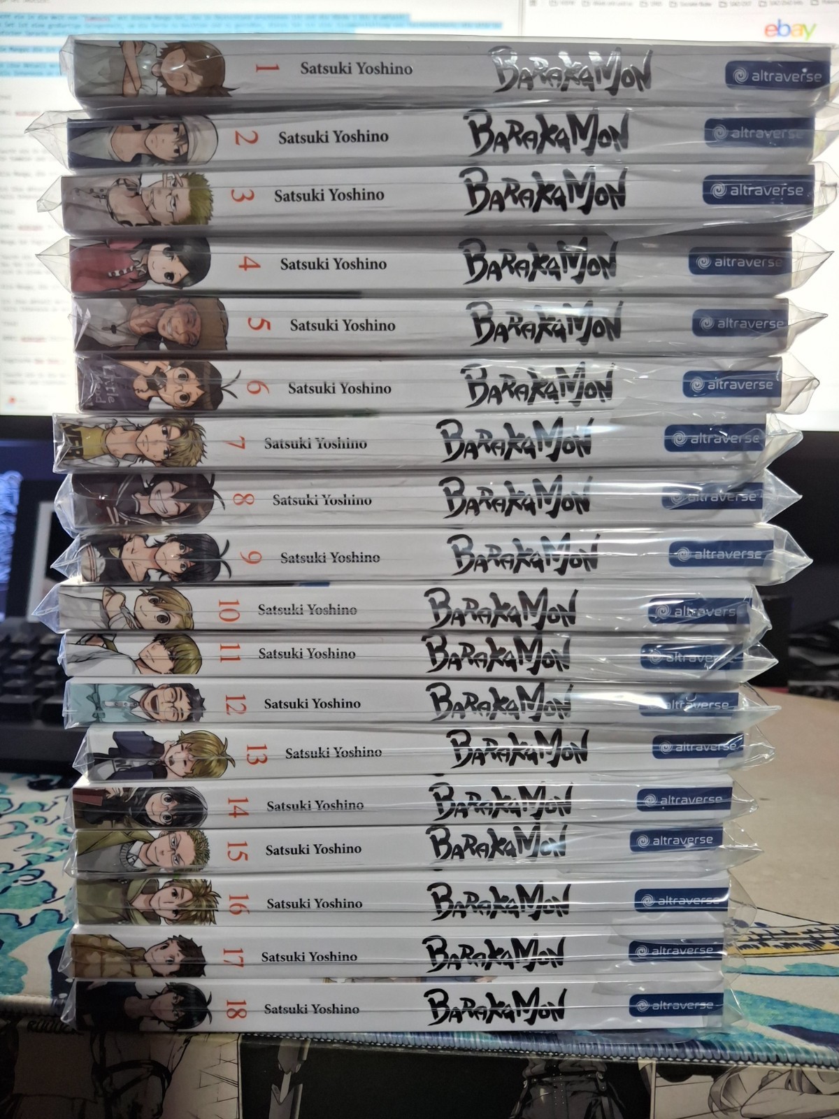 Barakamon/Manga set completo/tedesco 1-18 pezzi letti/altraverse