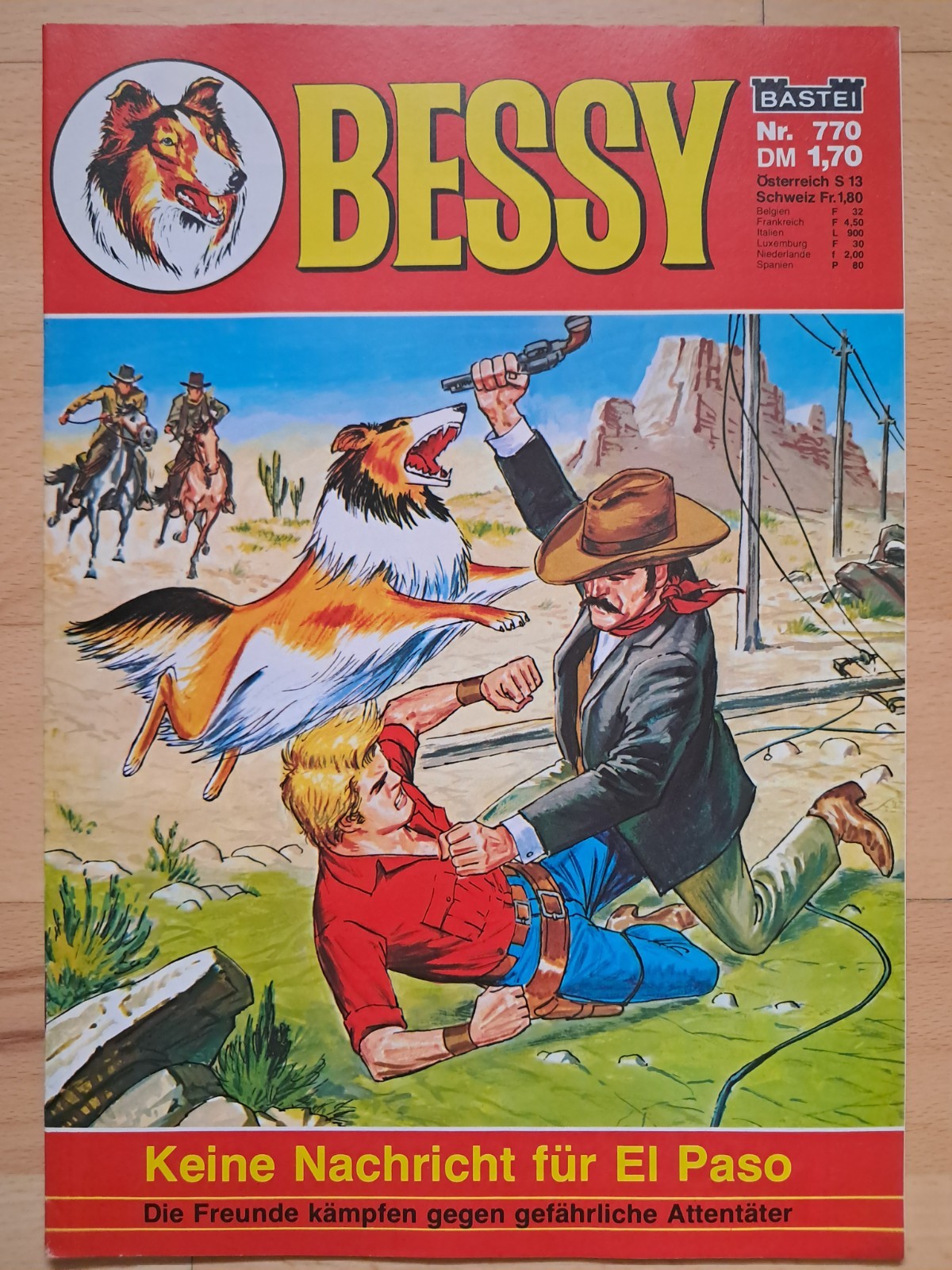 Bessy n.770 - TOP Z0-1 PRIMA EDIZIONE WESTERN BASTEI COMIC Willy Vandersteen