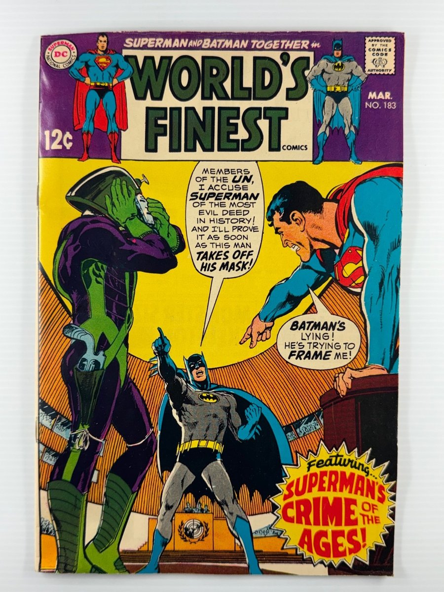 FUMETTI PIÙ BELLI DEL MONDO n.183 marzo 1969 DC Comics Silver Age