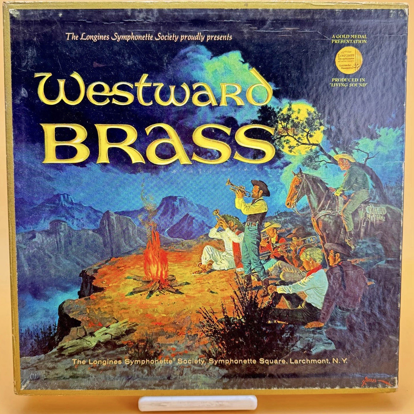 Westward Brass (1968) Vinyl LP, Longines Symphonette Society, 5-Record Box Set