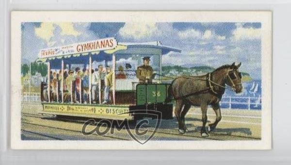 1966 Brooke Bond Trasporto attraverso i secoli Tram per cavalli #7 0a4