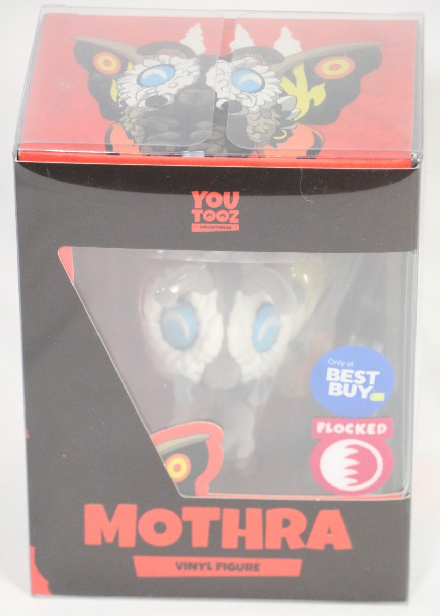 Mothra You Tooz Best Buy Esclusiva Versione Floccata Figura in Vinile NUOVO Youtooz