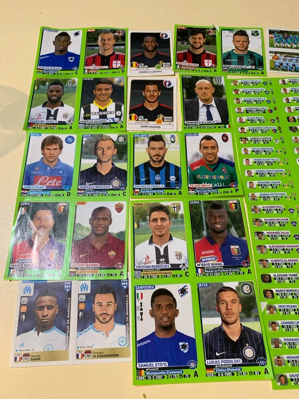 Figurine calciatori Panini