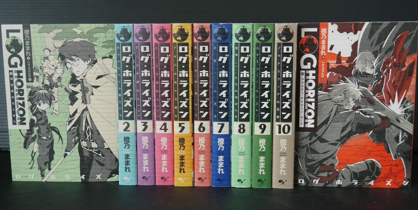 Log Horizon Set Completo Vol.1-11 Romanzo di Mamare Touno - Edizione Giappone