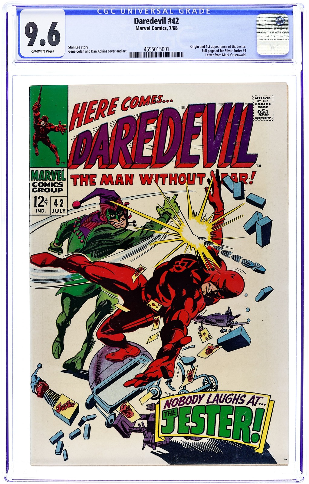 Daredevil #42 CGC 9.6 1968 4555015001