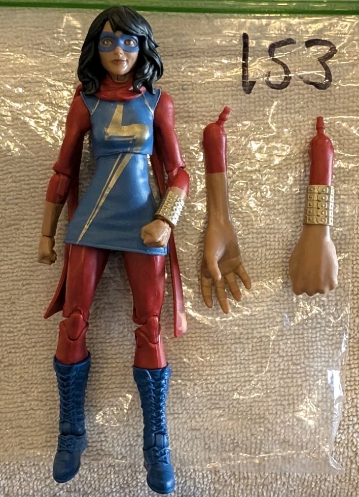 153 Marvel Legends Sandman BAF Wave Kamala Khan Ms. Marvel Loose Complete