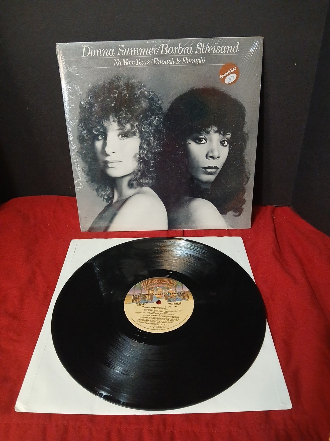 Donna Summer & Barbra Streisand - 12" Single - No More Tears - SHRINK - EX/EX