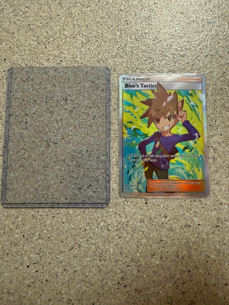 SM - Unified Minds #231/236 Blue's Tactics (Full Art) quasi nuovo pulito