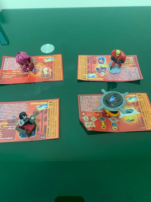 Sorpresine Kinder “Gli incredibili”