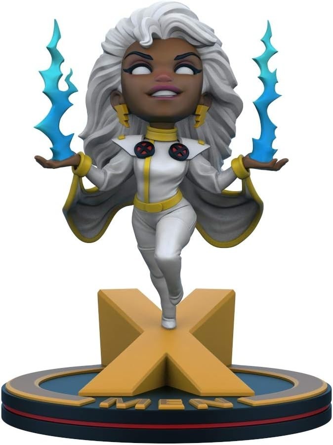 Marvel's Storm Q-Fig Diorama - Figura manipolatore di fulmini dipinta a mano