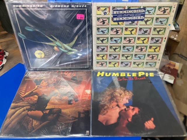 Hummingbird Bobby Tench 4 lot - S/T, Diamond Nights, We Can't Go, Humble Pie Go