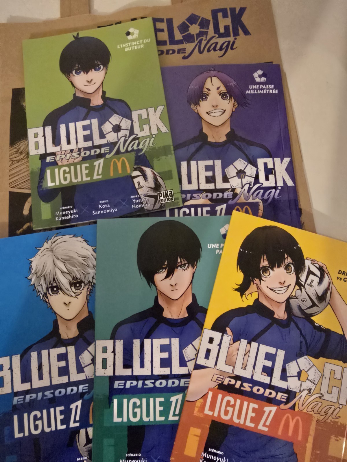 Lot 5 Manga Bluelock McDonald's