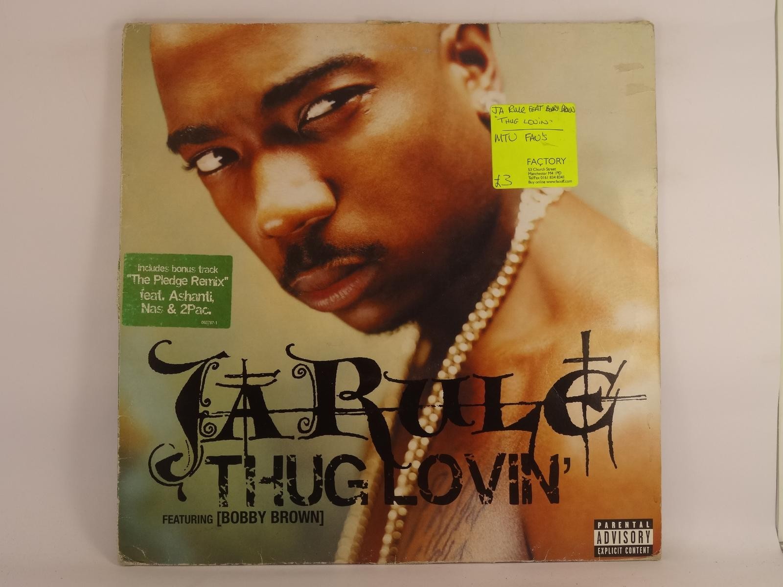 JARULE (FT.BOBBY BROWN) THUG LOVIN' (204) 3 Track 12" Single including Picture S