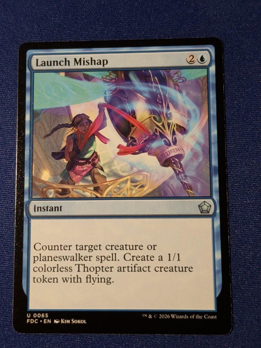 Lancio Mishap Foundations Commander #65 quasi nuovo MTG