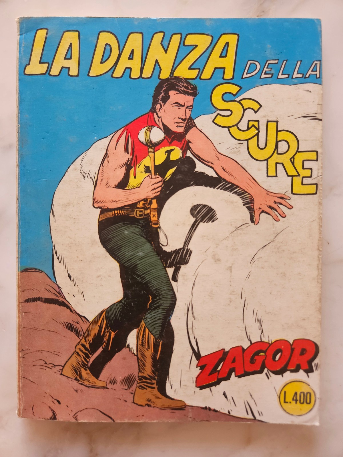c6) ZAGOR scritta Rossa n.   10  da L. 400 - ed. Cepim 1971  - ottimo