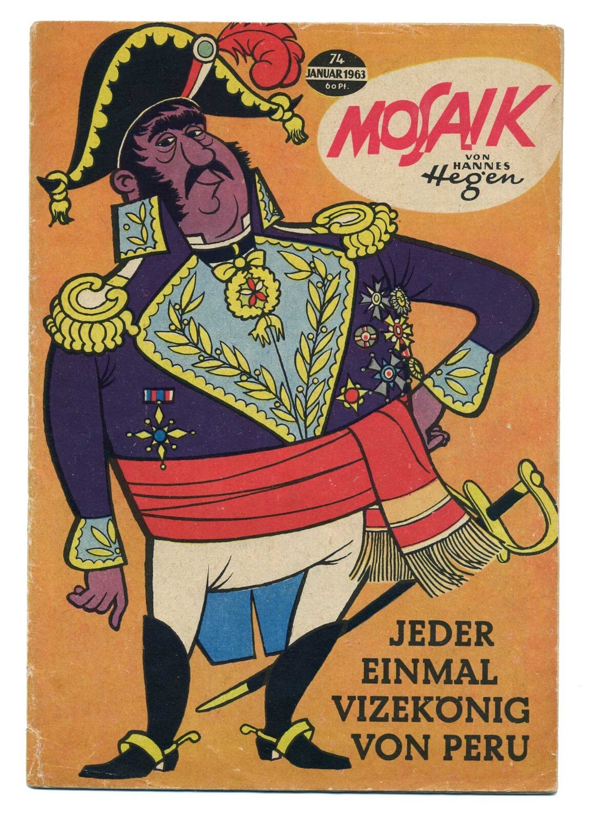 Mosaico n. 74, gennaio 1963, Ogni volta viceré del Perù, originale