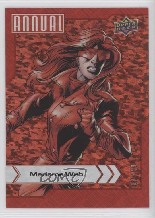 2022-23 Upper Deck Marvel Annual Red /90 Madame Web #49 0ih4