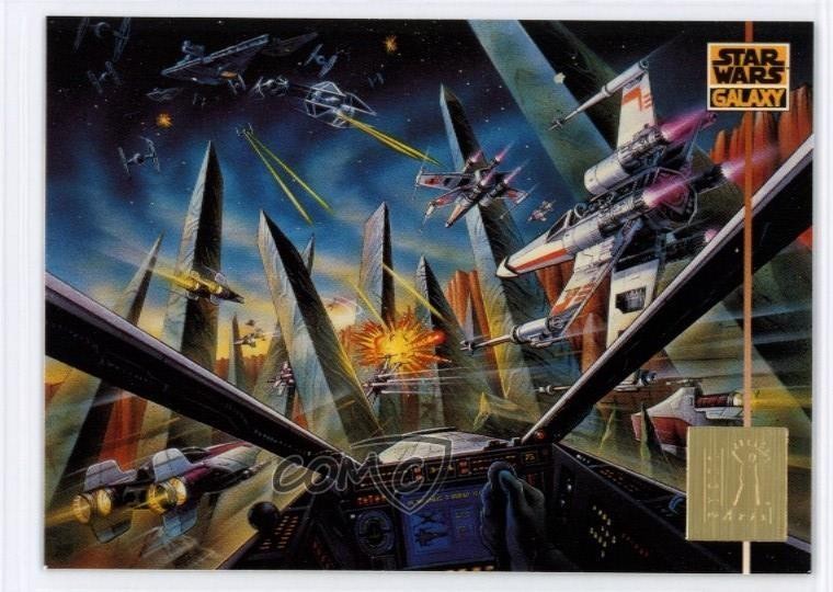 1995 Topps Star Wars Galaxy Series 3 LucasArts Foil LucasArts #L11 1vt6