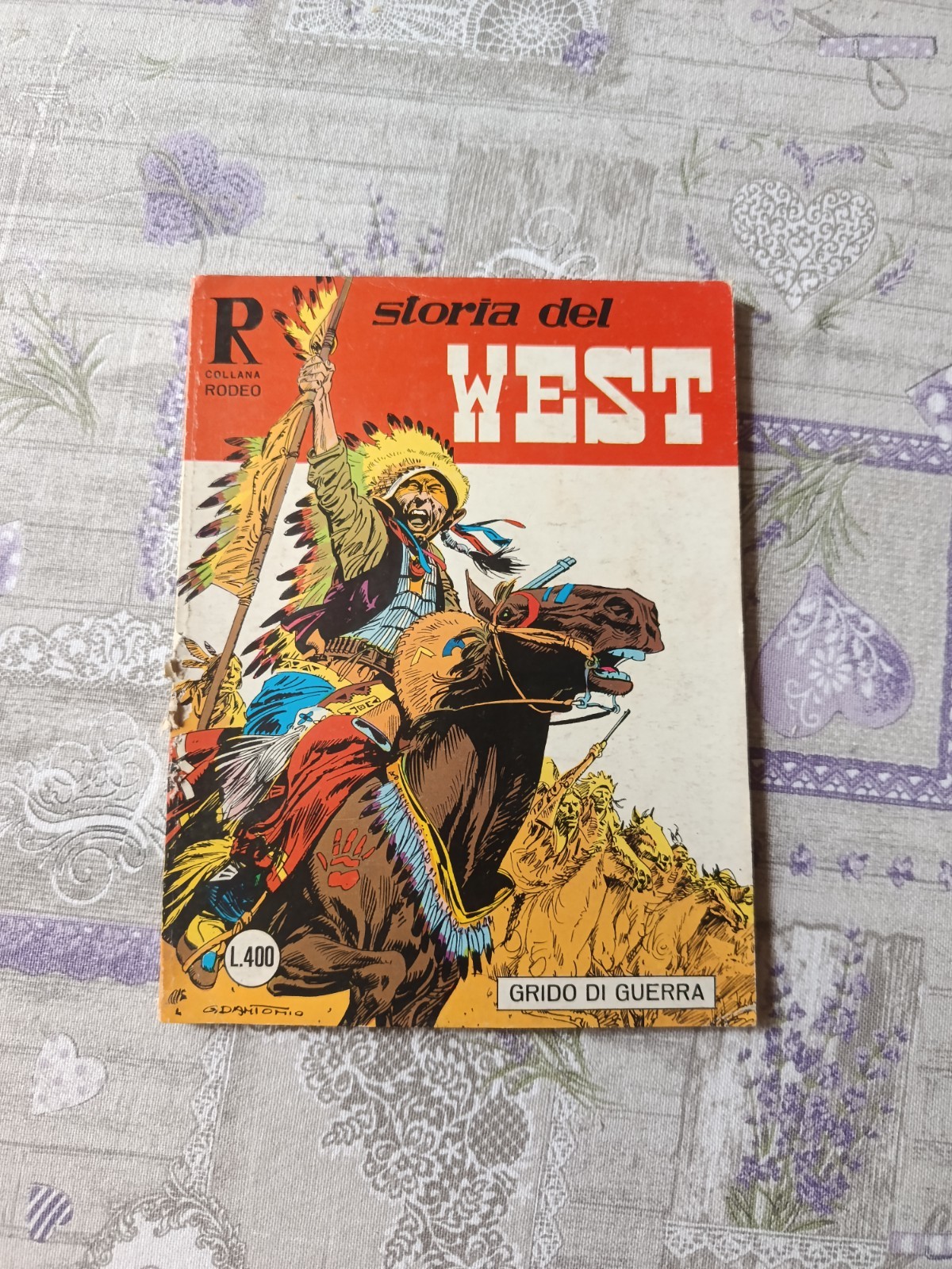 COLLANA RODEO STORIA DEL WEST N. 128 "GRIDO DI GUERRA" -1978 CEPIM BONELLI