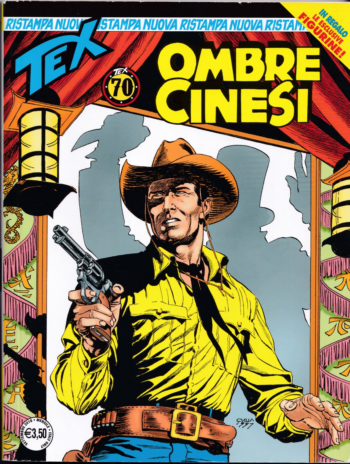 Tex Nuova Ristampa n. 437 - Ombre cinesi - Bonelli (manca una pagina inserto)