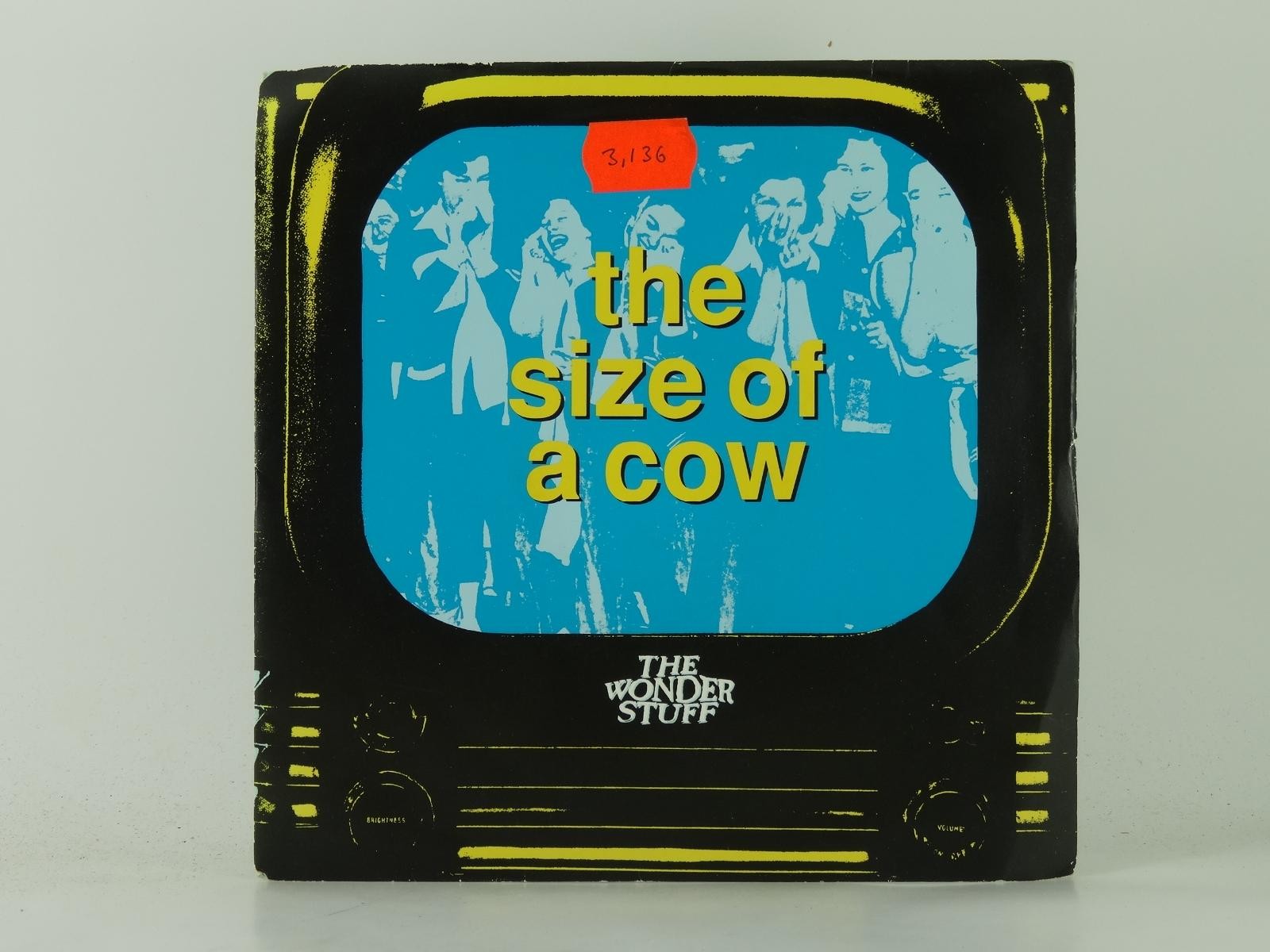 THE WONDER STUFF THE SIZE OF A COW (53) 2 Track 7" Single plus Picture Sleeve PO