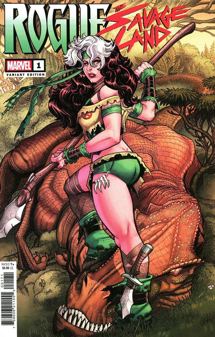 ROGUE THE SAVAGE LAND #1 CVR F VARIANTE BRADSHAW