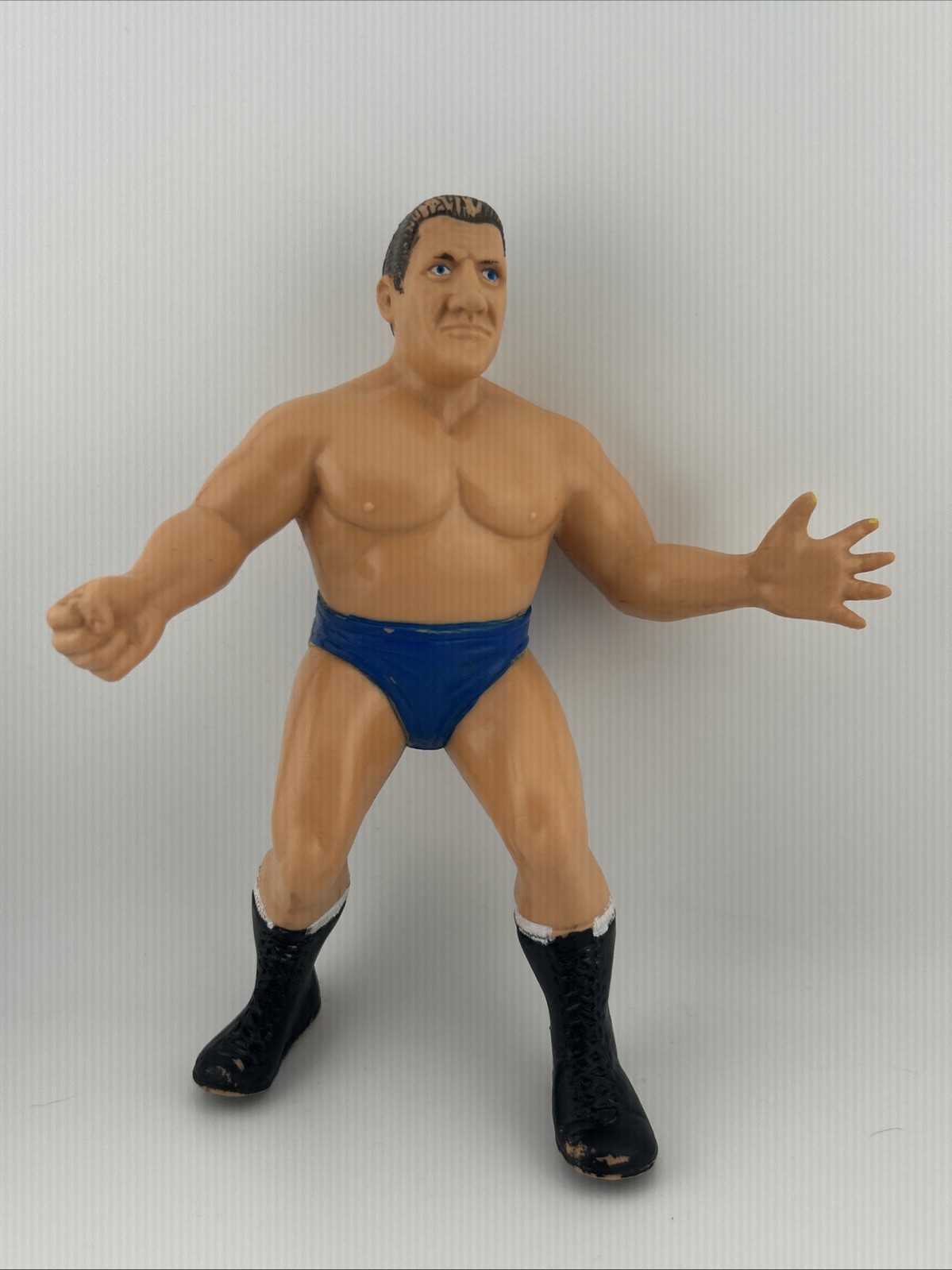 Figurina vintage 1986 LJN WWF Bruno Sammartino Wrestling Superstars 8"