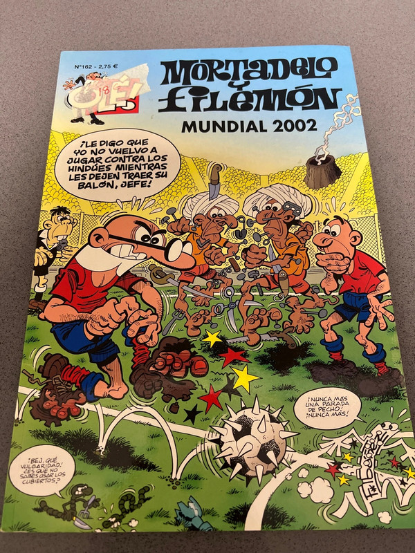 Cómic Mortadelo y Filemón Mundial 2002