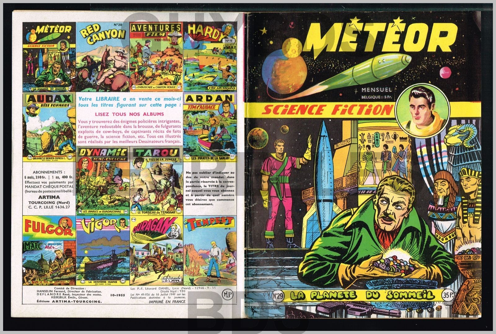 METEOR NUMERO 29  ARTIMA 1955
