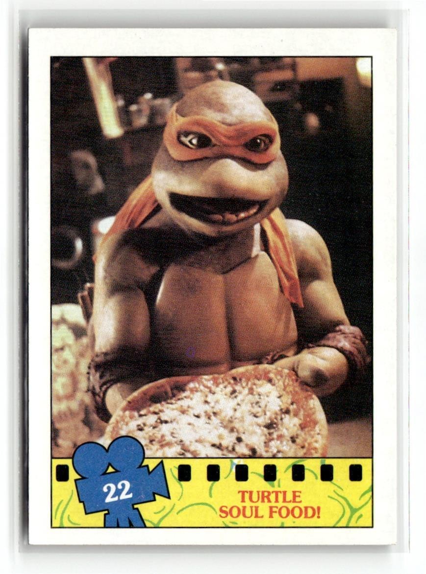 Scheda film Topps Teenage Mutant Ninja Turtles 1990