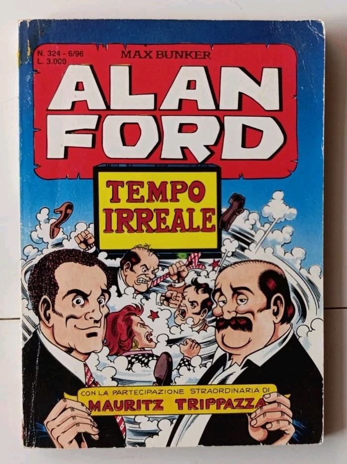 ALAN FORD N.324 TEMPO IRREALE mbp michele santoro moratti maurizio costanzo 1996