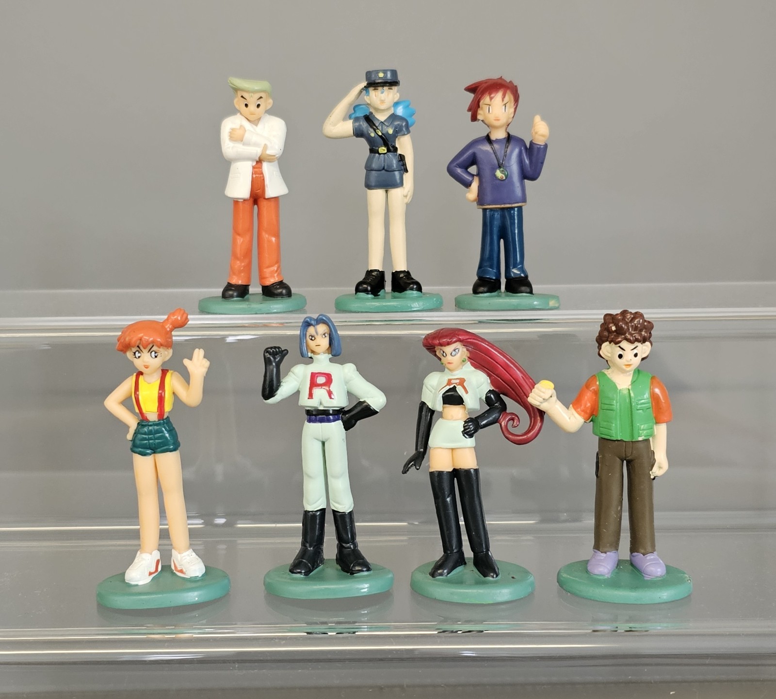 VINTAGE POKEMON FIGURE TOMY C.G.T.S.J 2,75" GIOCATTOLO FIGURE BUNDLE X7 #1