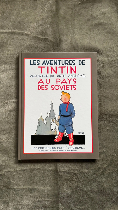 Tintin au pays des Soviets – Hergé – Fac-similé N&B – France Loisirs 1988