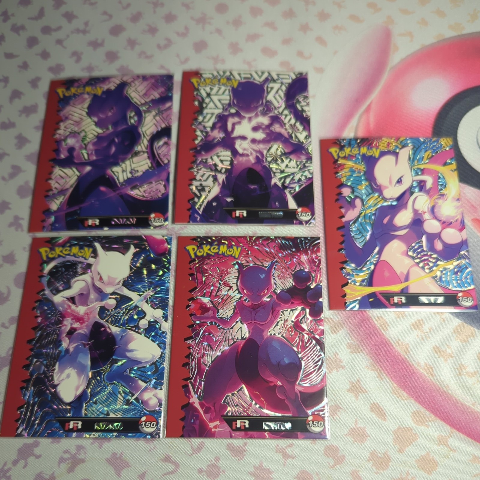Nintendo Pokemon Team Rocket Mewtwo cardstop set #8
