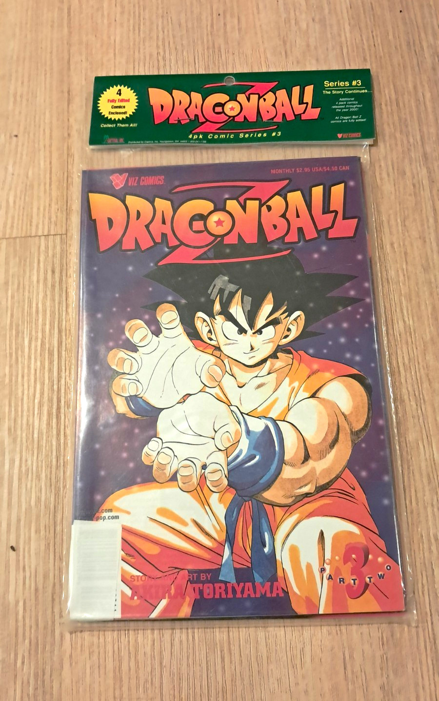 Dragon Ball Z Viz Comics Confezione da 4 Serie 3