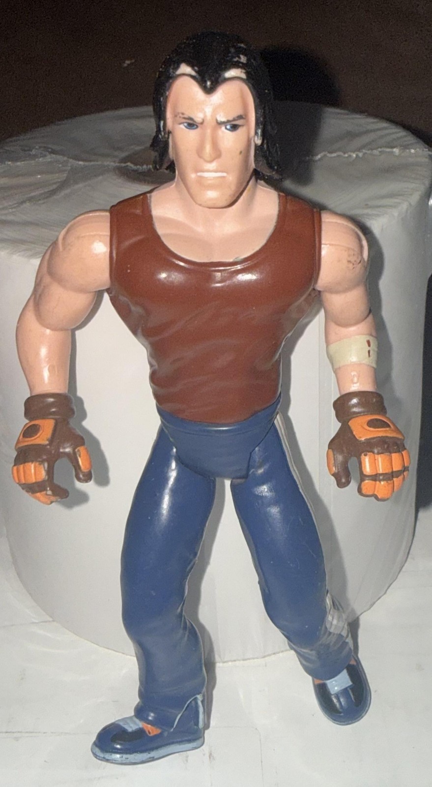Modellino Teenage Mutant Ninja Turtles Casey Jones 2003 Playmates giocattolo blu