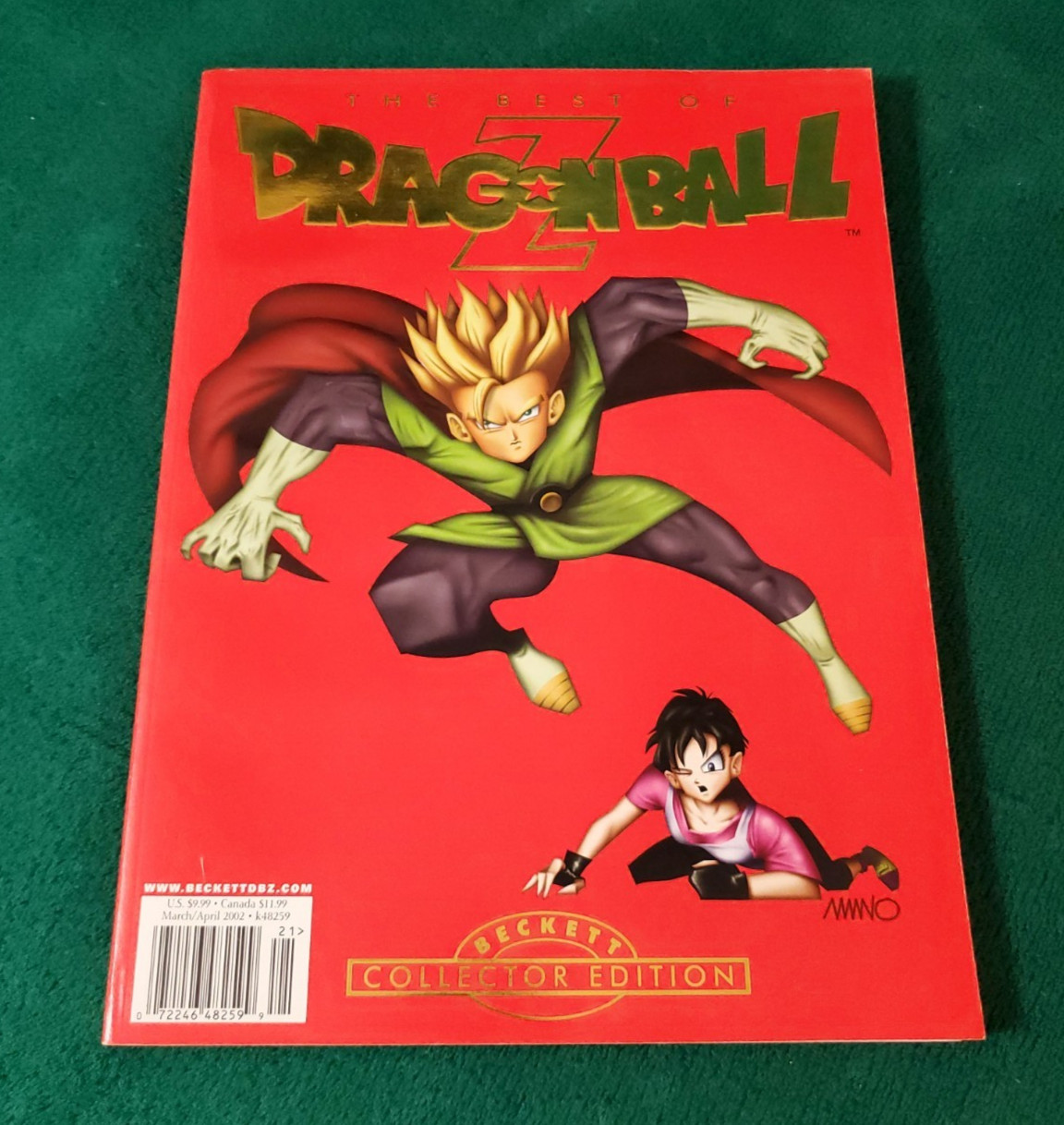 The Best of Dragon Ball Z Quarterly #3 Gohan DBZ Collector 2001 Mag +POSTER