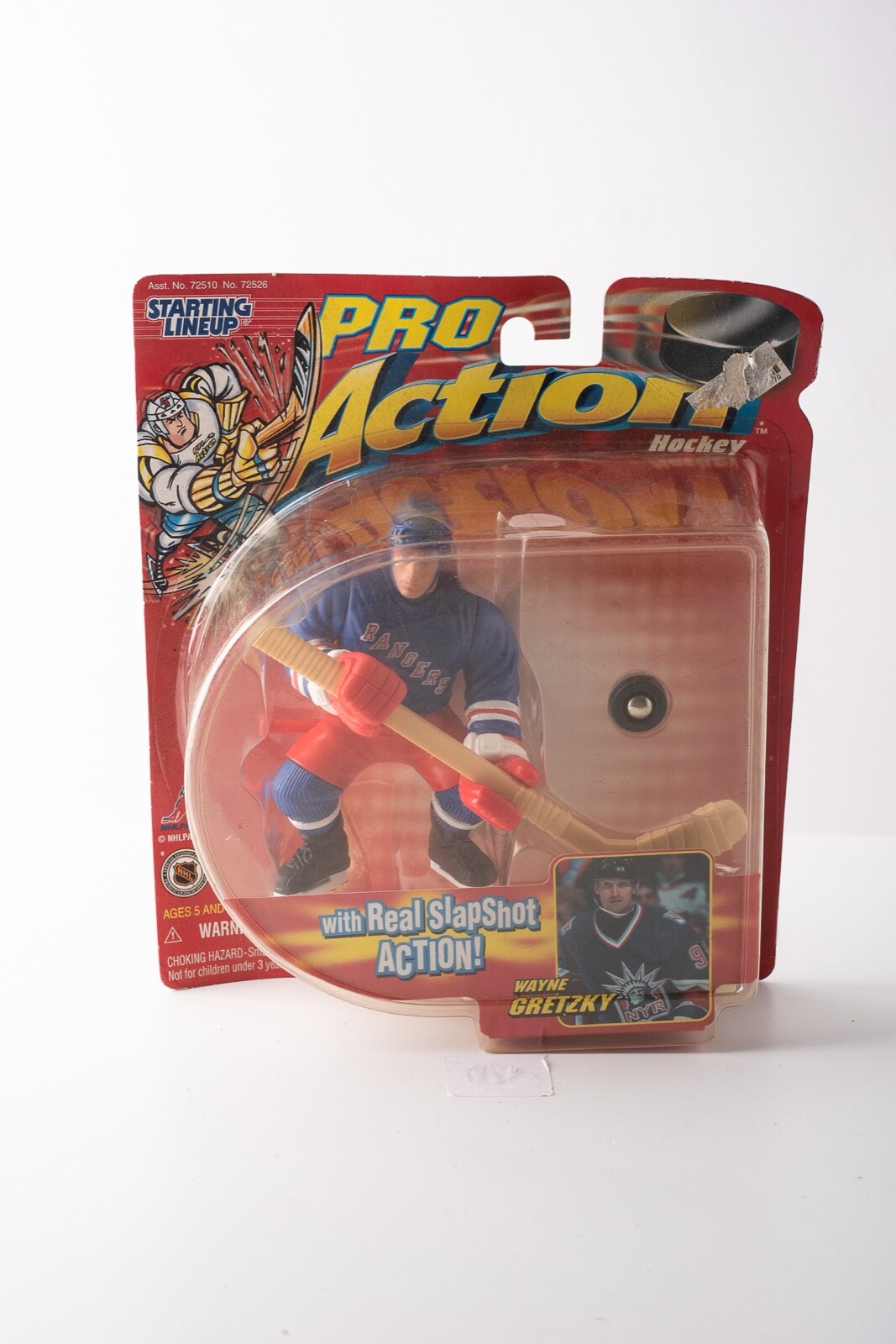 Hasbro Starting Lineup Wayne Gretzky Pro Action Hockey Figurine NHL Rangers
