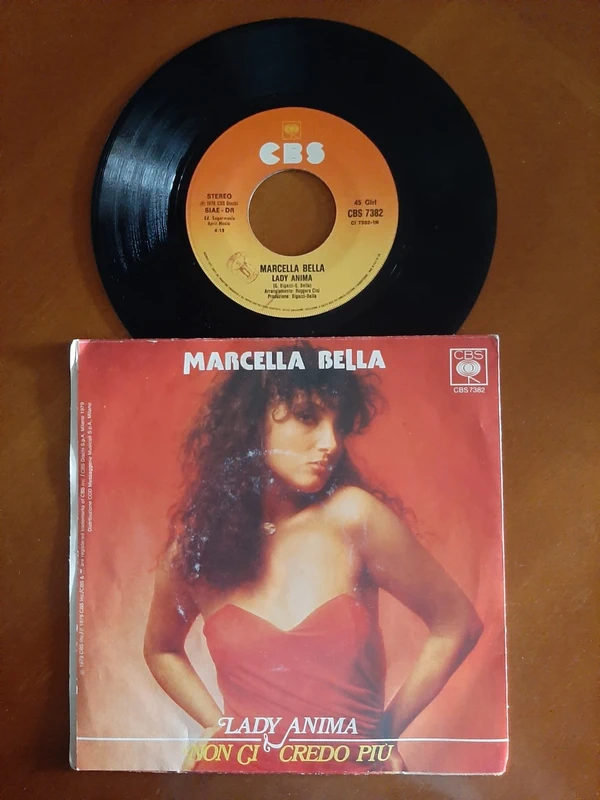 Marcella Bella Lady Anima 45 Giri Originale