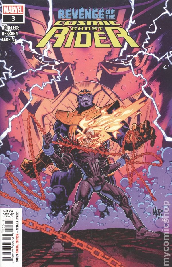 La Vendetta del Cosmic Ghost Rider #3A Hepburn quasi nuovo 2020 immagine stock