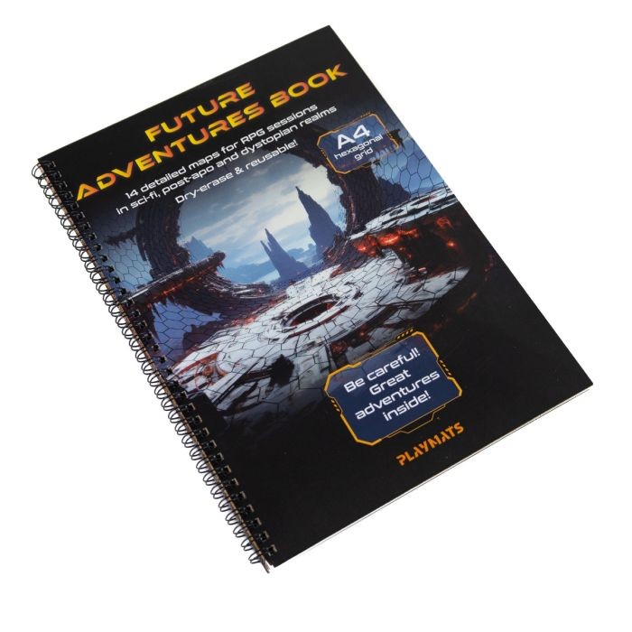 LIBRO DI GIOCO DI RUOLO A4, TAPPETINO LAVABILE, LIBRO DI AVVENTURE FUTURE - SCI-