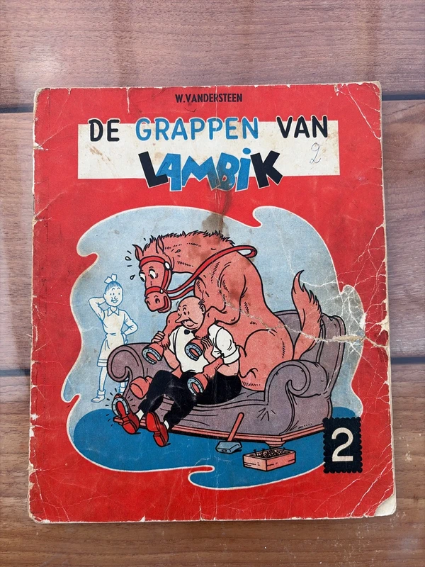 Suske en Wiske - grappen van Lambik 2 - 1e druk - 1956
