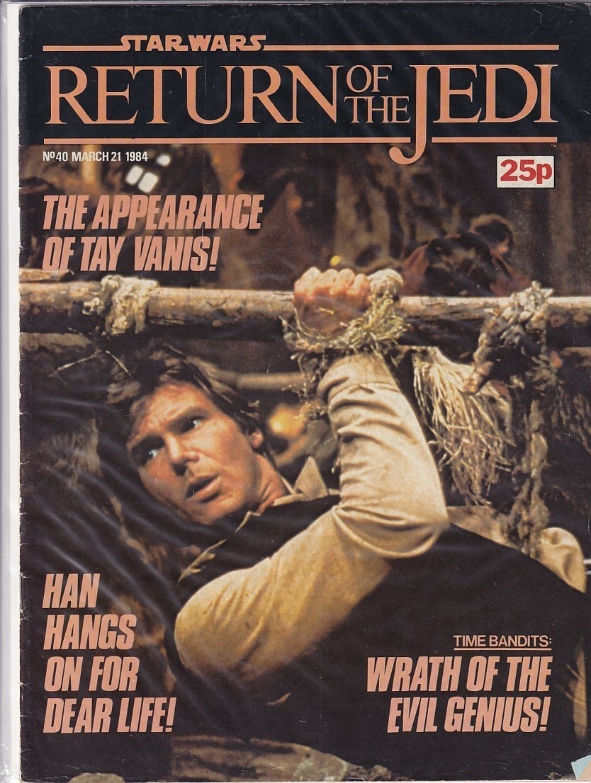 37050: MARVEL RETURN OF THE JEDI WEEKLY UK MAGAZINE #40 Fine Minus Grade