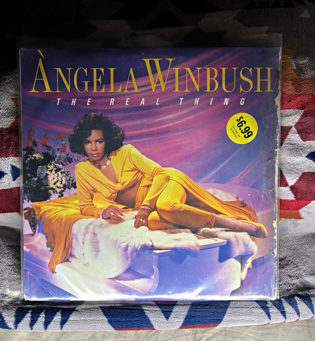 Angela Winbush The Real Thing LP Vinyl PolyGram R&B record