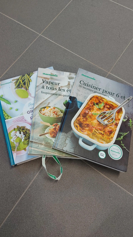 Lot de 3 livres Thermomix