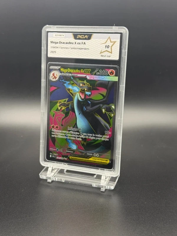 Méga-Dracaufeu X ex FA 109/094 Flammes Fantasmagoriques PCA 10