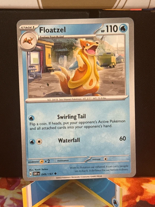 Floatzel 049/197 - obsidian flames - kouki saitou