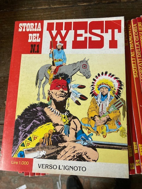 STORIA DEL WEST 1/75 Seconda serie completa Ed. Cepim 1984 Ottimo stato di conse