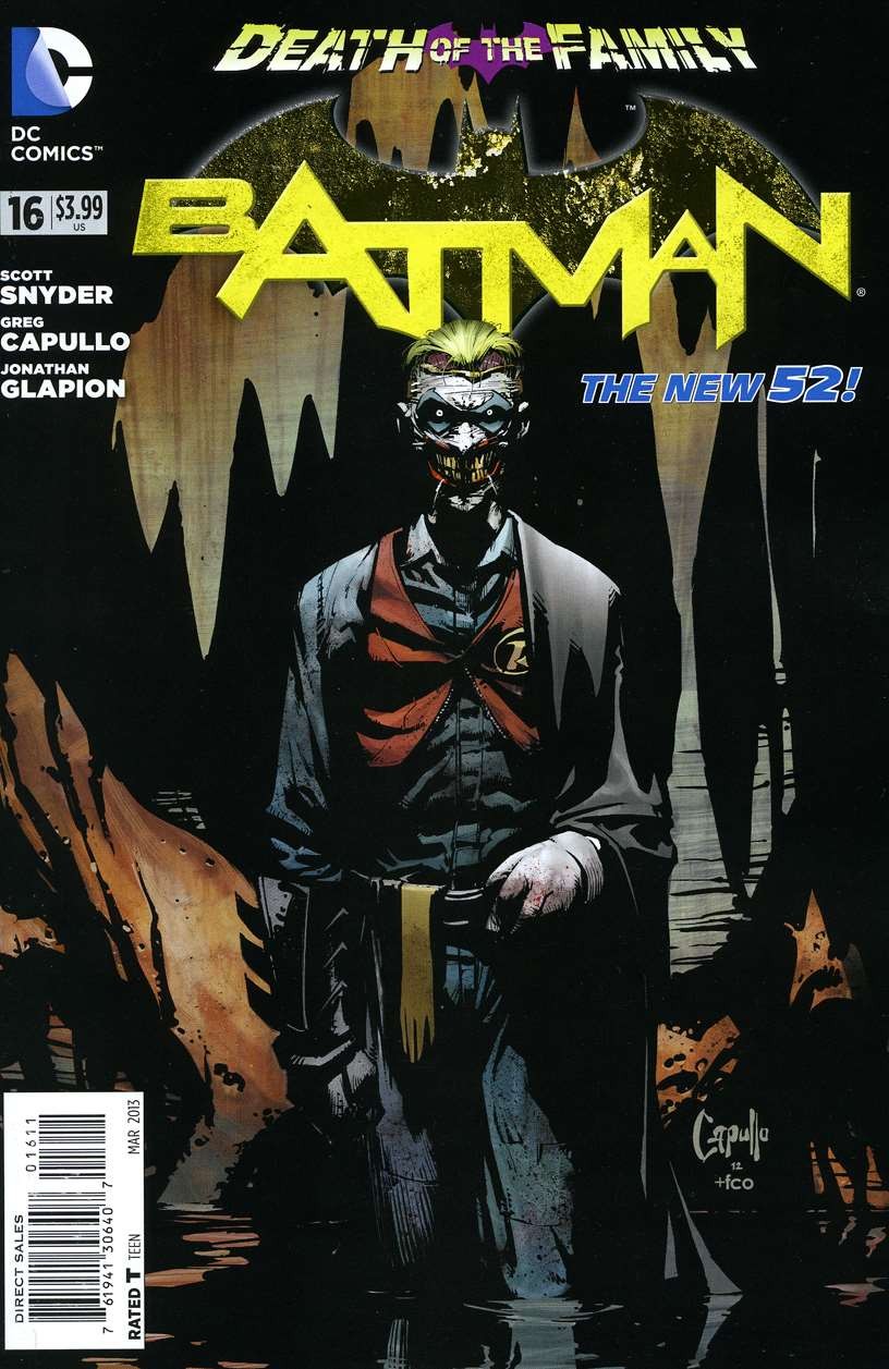 Batman (2nd Series) #16 FN; DC | New 52 Death of the Family Joker - w/Bag+Board